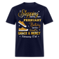 17TH FEBRUARY GOD'S GRACE SHIRT - navy