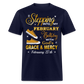 27TH FEBRUARY GOD'S GRACE SHIRT - navy