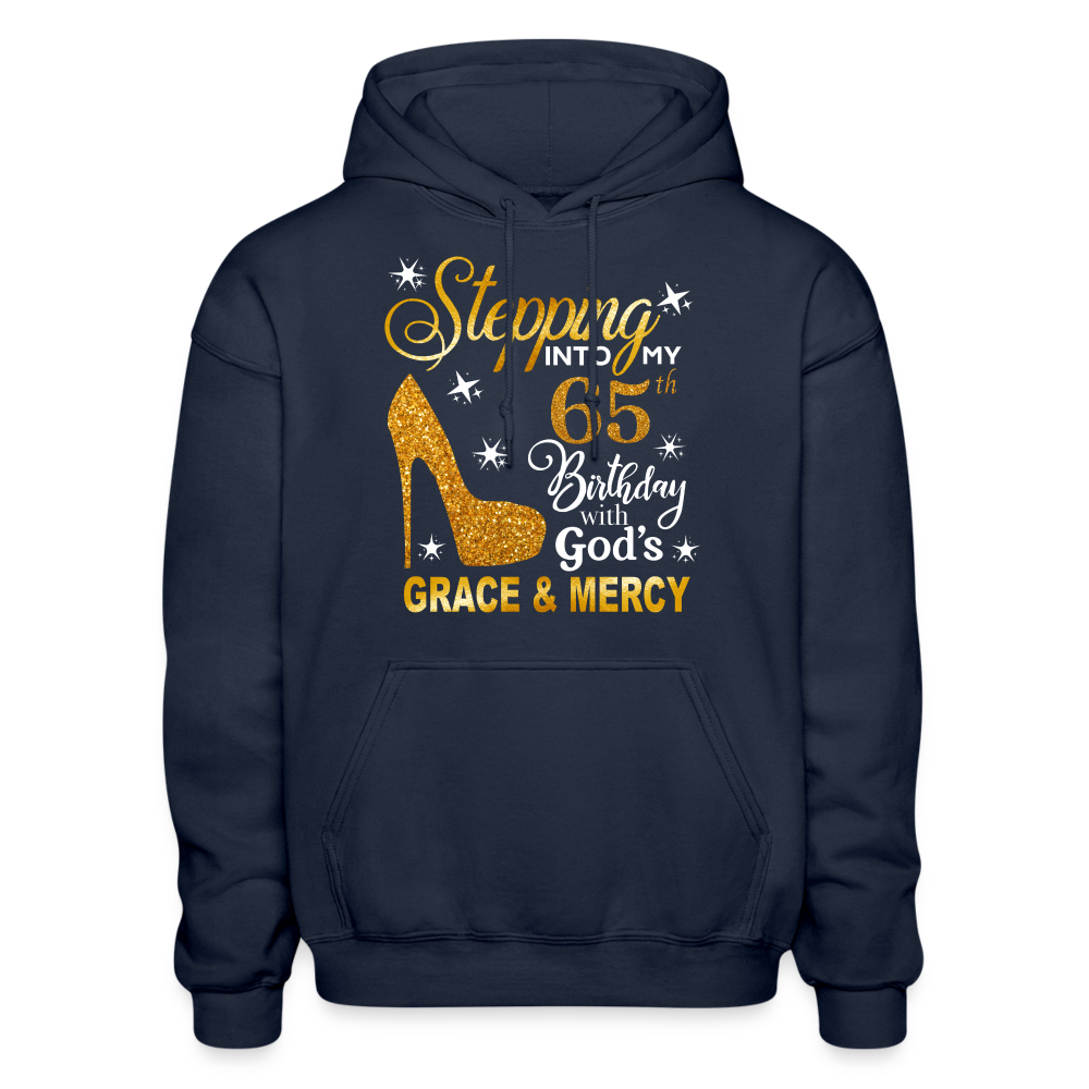 65 GRACE HEAVY BLEND UNISEX HOODIE - navy