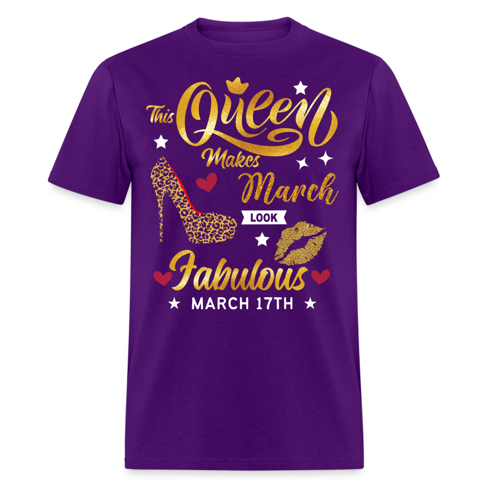 QUEEN FAB 17TH MARCH SHIRT - purple