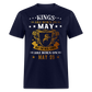 KING 25 MAY UNISEX SHIRT - navy