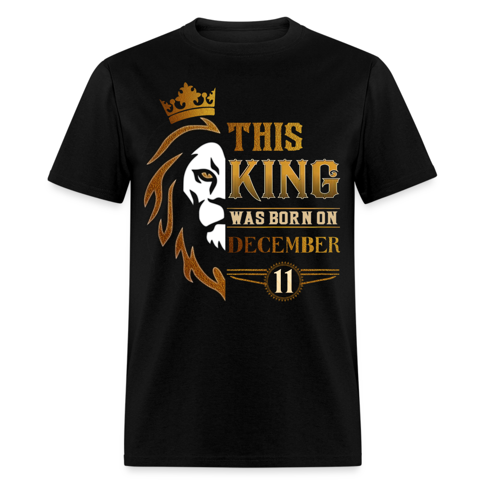 11TH DECEMBER KING SHIRT - black