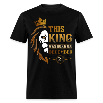 21ST DECEMBER KING SHIRT - black