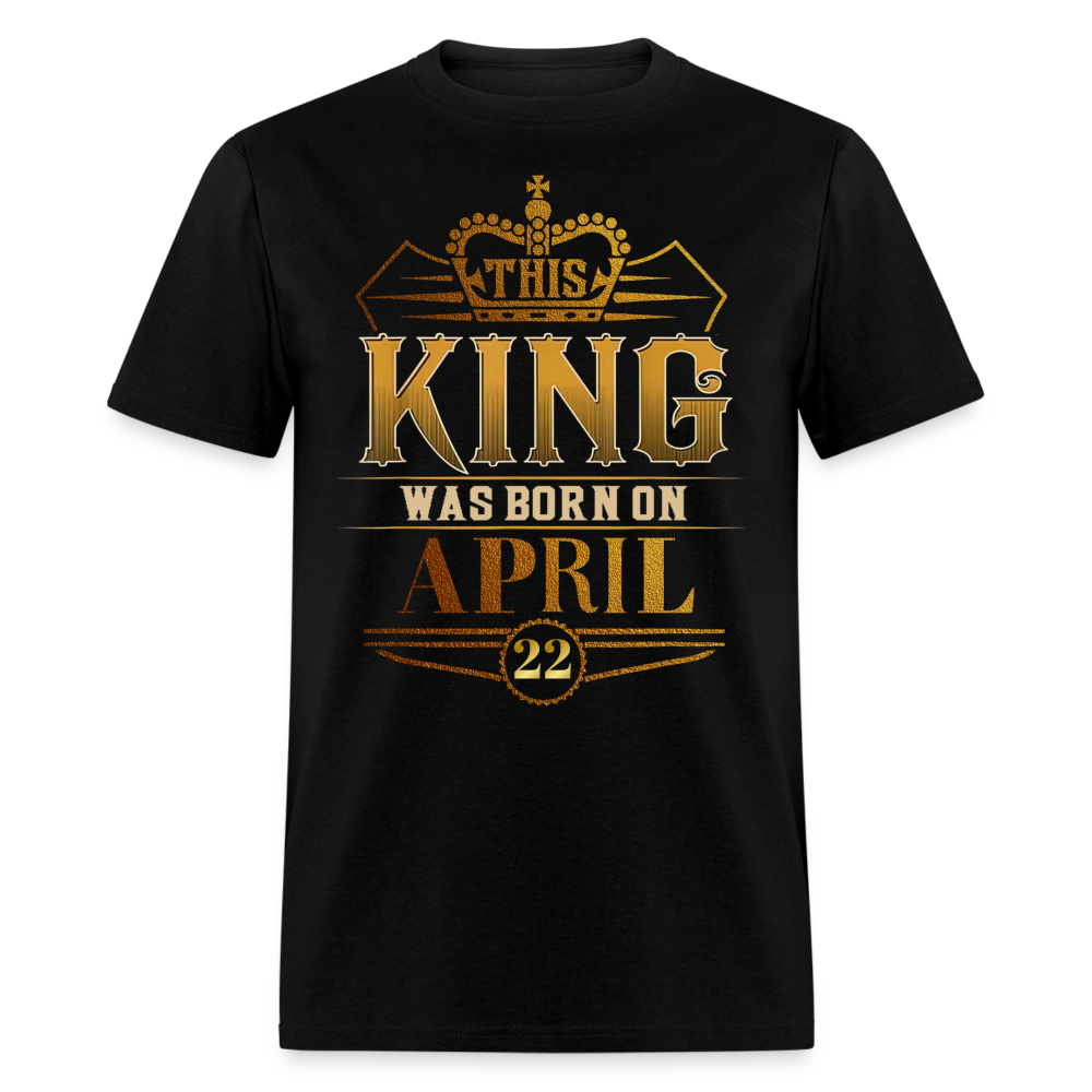 22ND APRIL KING SHIRT - black